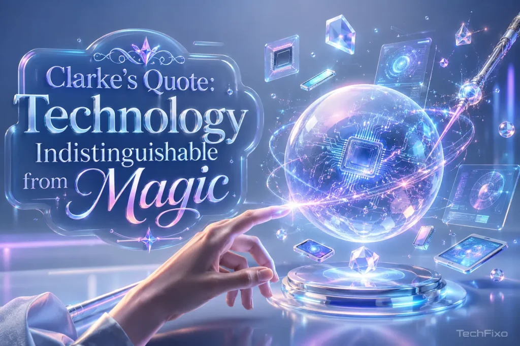 Clarke’s Quote Technology Indistinguishable from Magic