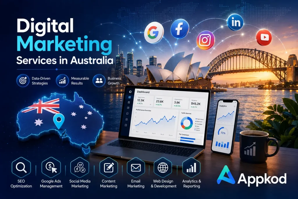 Digital Marketing Services in Australia Appkod
