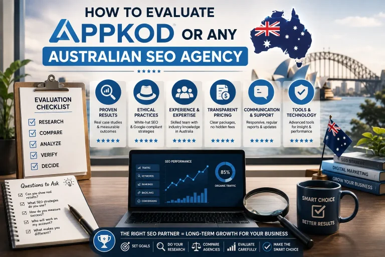 How to Evaluate Appkod or Any Australian SEO Agency